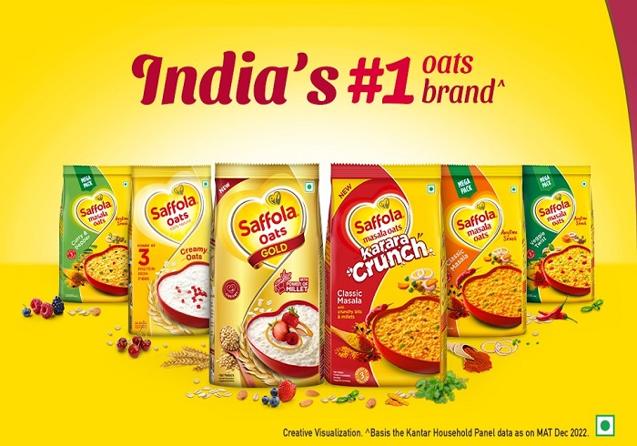 Kantar data says Saffola is India’s No 1 oats brand