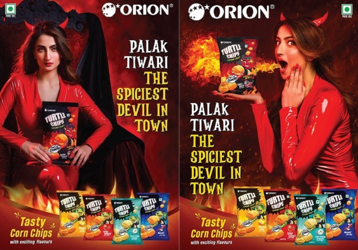 Orion India Announces Palak Tiwari as Brand Ambassador for Turtle Chips