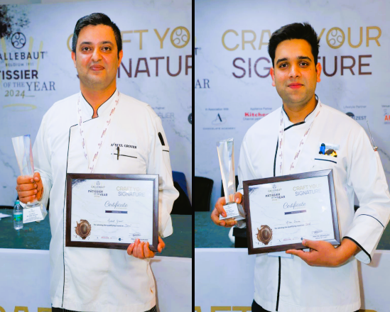 Callebaut Pâtissier of the Year 2024: Chefs Millan Shoran and Anshul Grover win North Qualifying Rounds