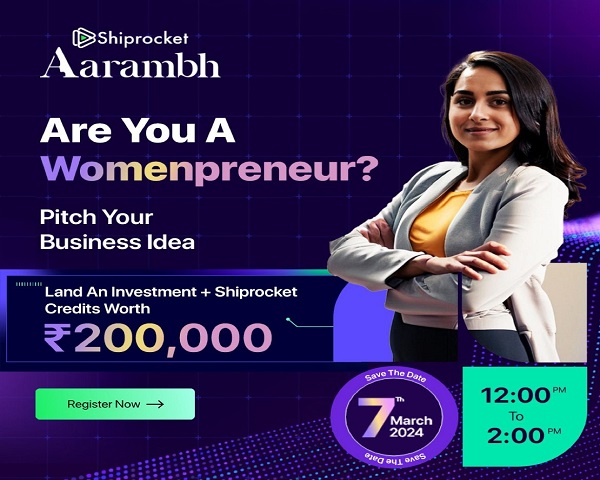 Shiprocket Launches Aarambh 2024 for Women-Led SMEs Nationwide