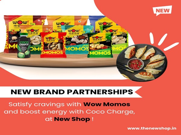 The New Shop Collaborates with Wow! Momo to Enhance Culinary Offerings