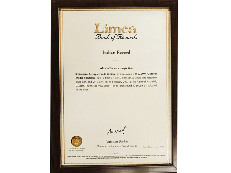 DS Group Enters Limca Book of Records with ‘Pulse of the Sky’ Campaign