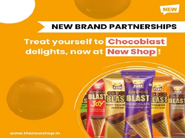 New Shop Partners with Chocoblast to Present  Innovative Chocolate Cones