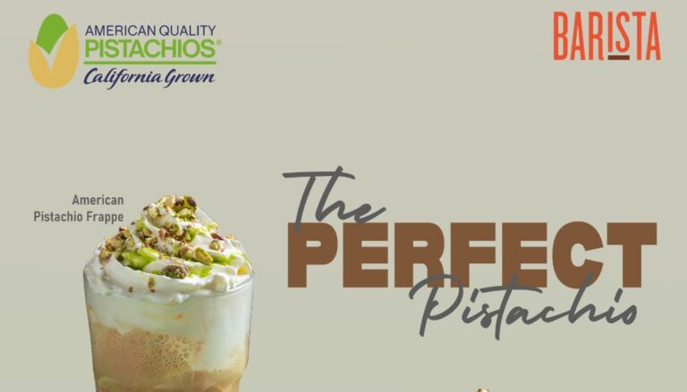 Barista Coffee Company collaborates with American Pistachio Growers to launch the new California pistachio offerings