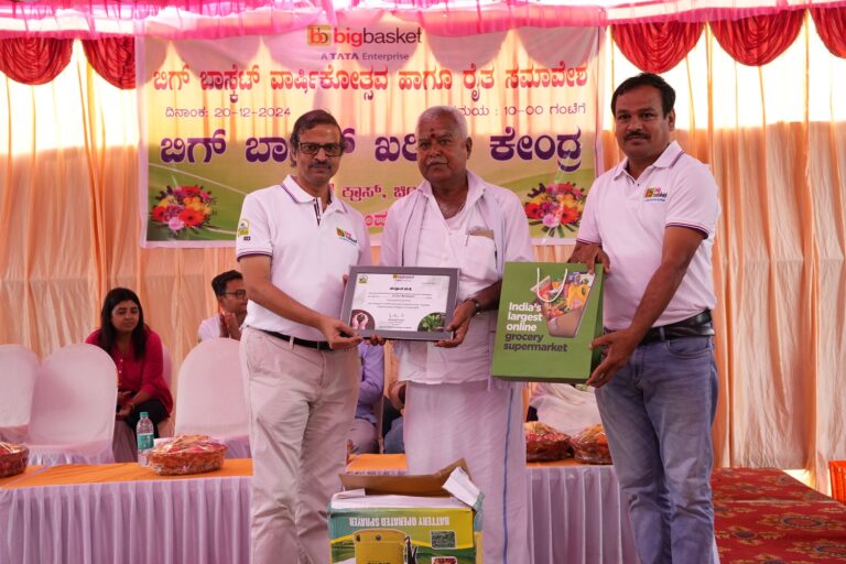 bigbasket celebrates Kisan Diwas with CEO’s letters and felicitation event for farmers across India